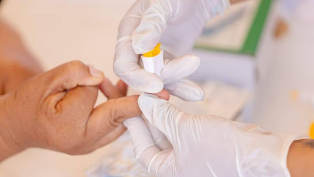 Aplicación de pruebas gratuitas de detección de VIH .