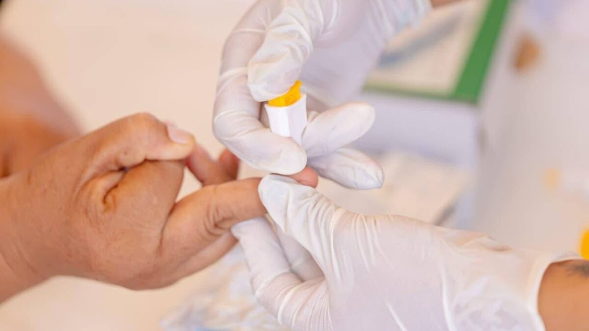 Aplicación de pruebas gratuitas de detección de VIH .