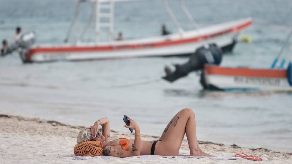 Turismo en Cancún.