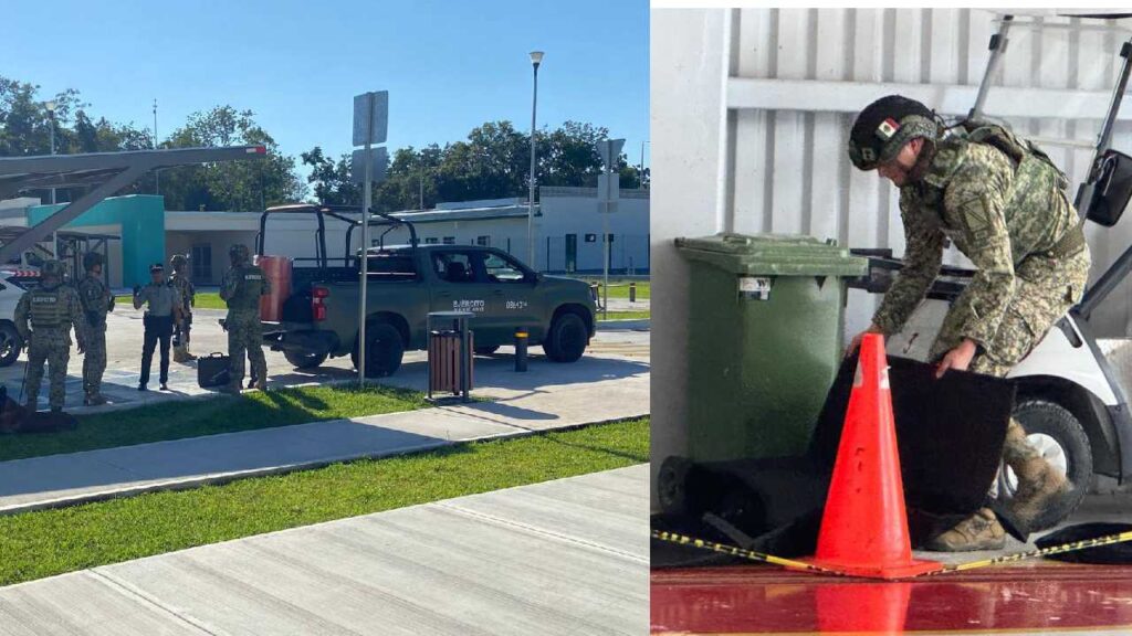 Últimas noticias. Simulacro en aeropuerto de Tulum.