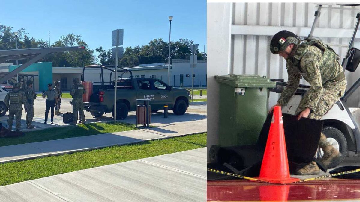 Últimas noticias. Simulacro en aeropuerto de Tulum.