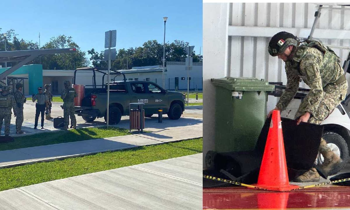 Últimas noticias. Simulacro en aeropuerto de Tulum.