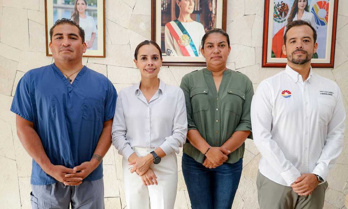 Ana Paty Peralta pone orden en el centro para mascotas.