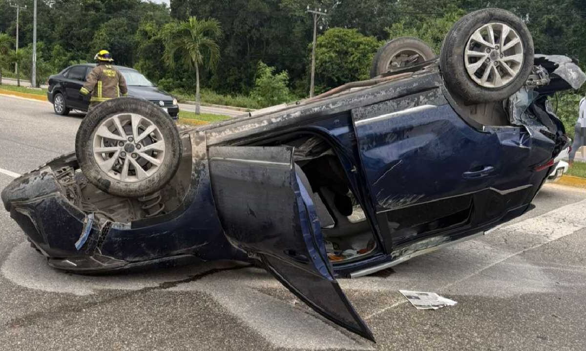 Dos autos se vieron involucrados.