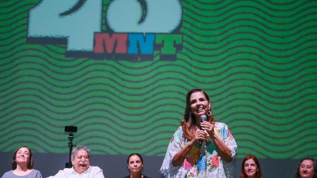 Mara Lezama en le evento.