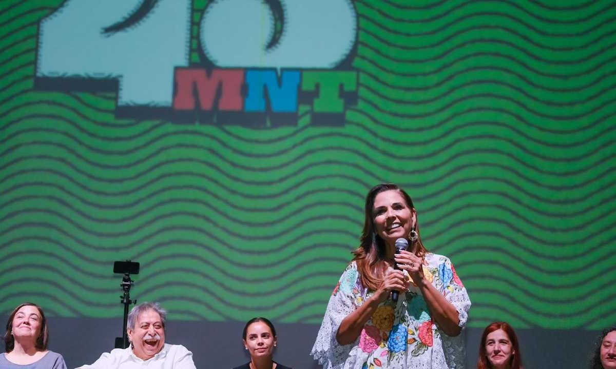 Mara Lezama en le evento.