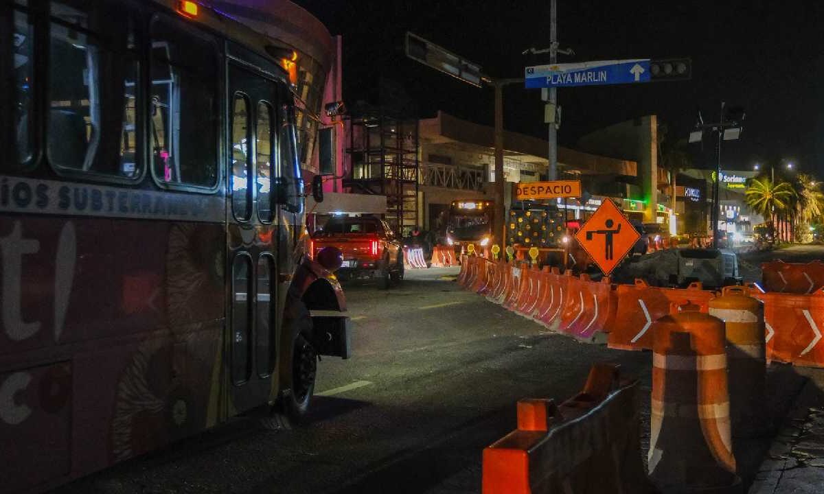 Cierres viales cancún.