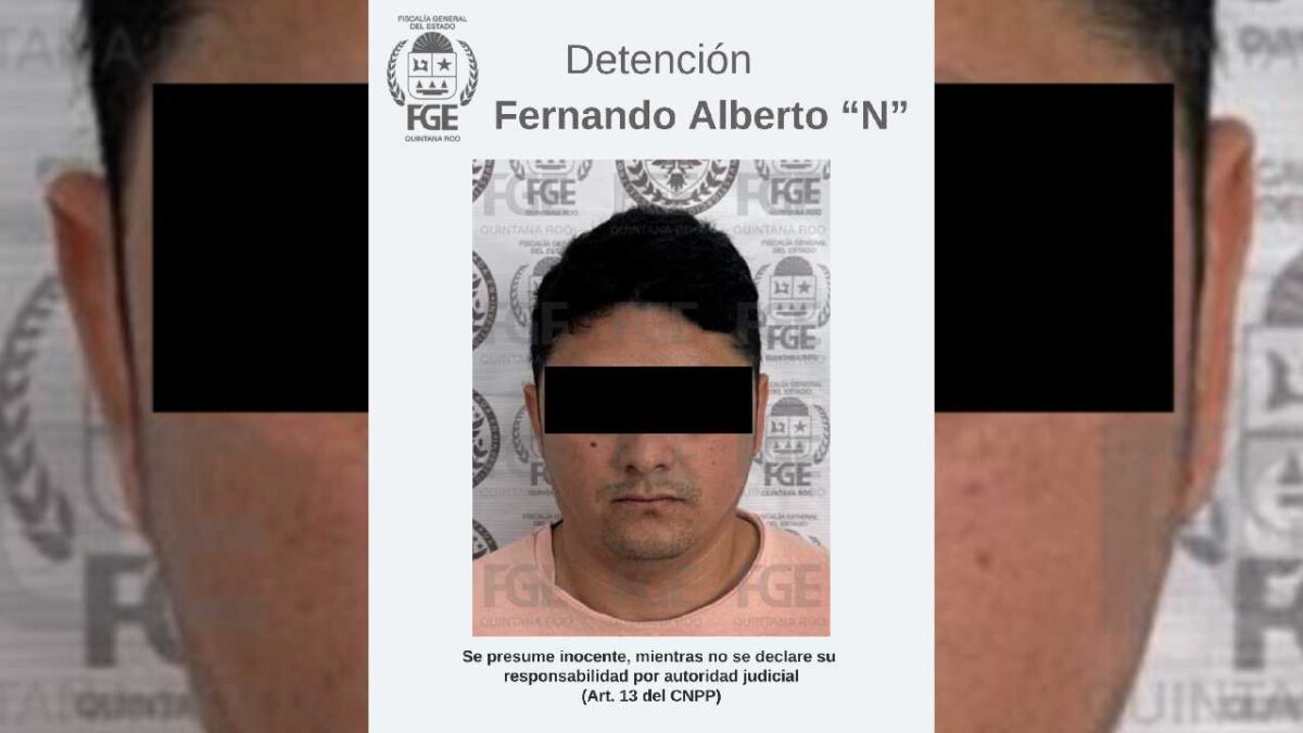 El sujeto ya está preso.