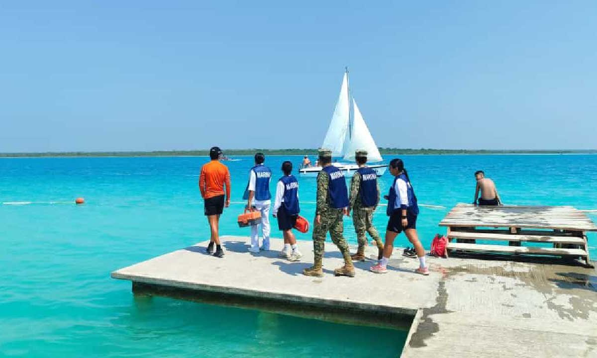 Buscan mejorar la seguridad en la navegación en laguna Bacalar.