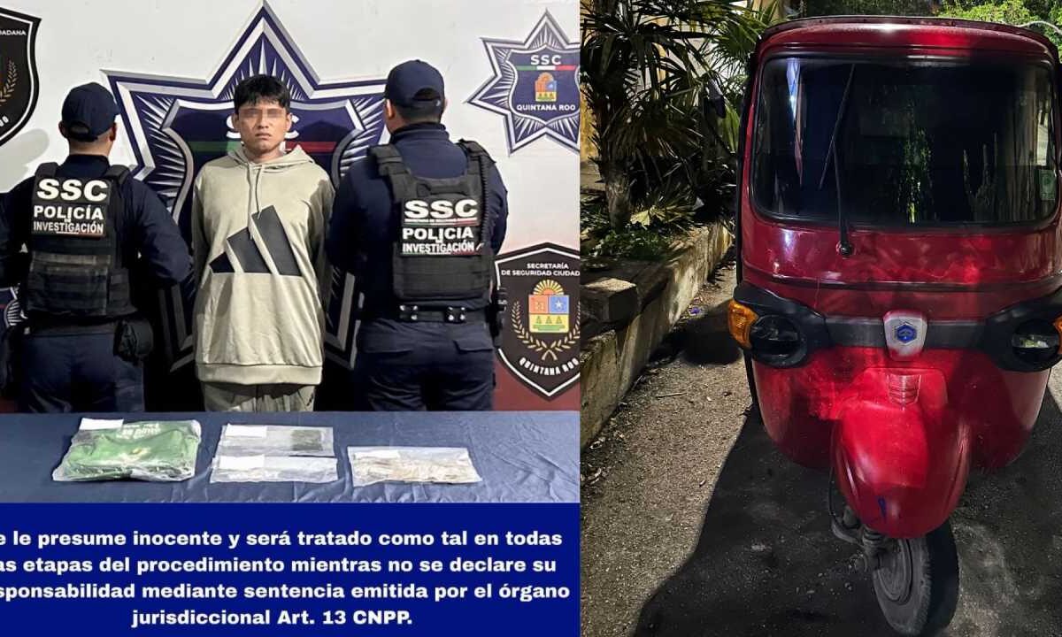 Detenido en Paseos del Mar con droga.