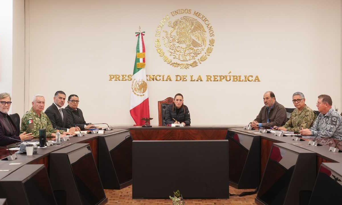 Reunión de gabinete de seguridad.