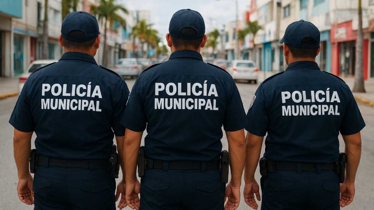 Policías suspendidos.