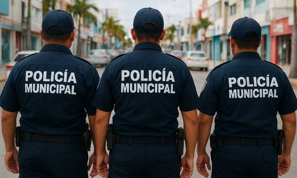 Policías suspendidos.