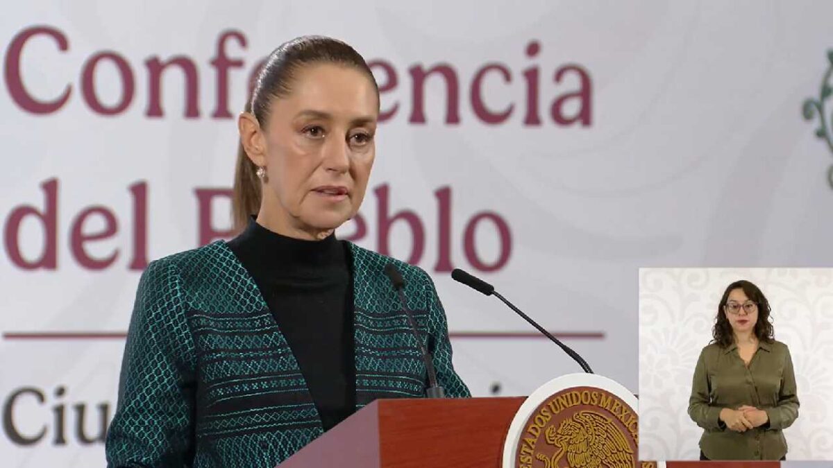 Claudia Sheinbaum presenta plan de paz.