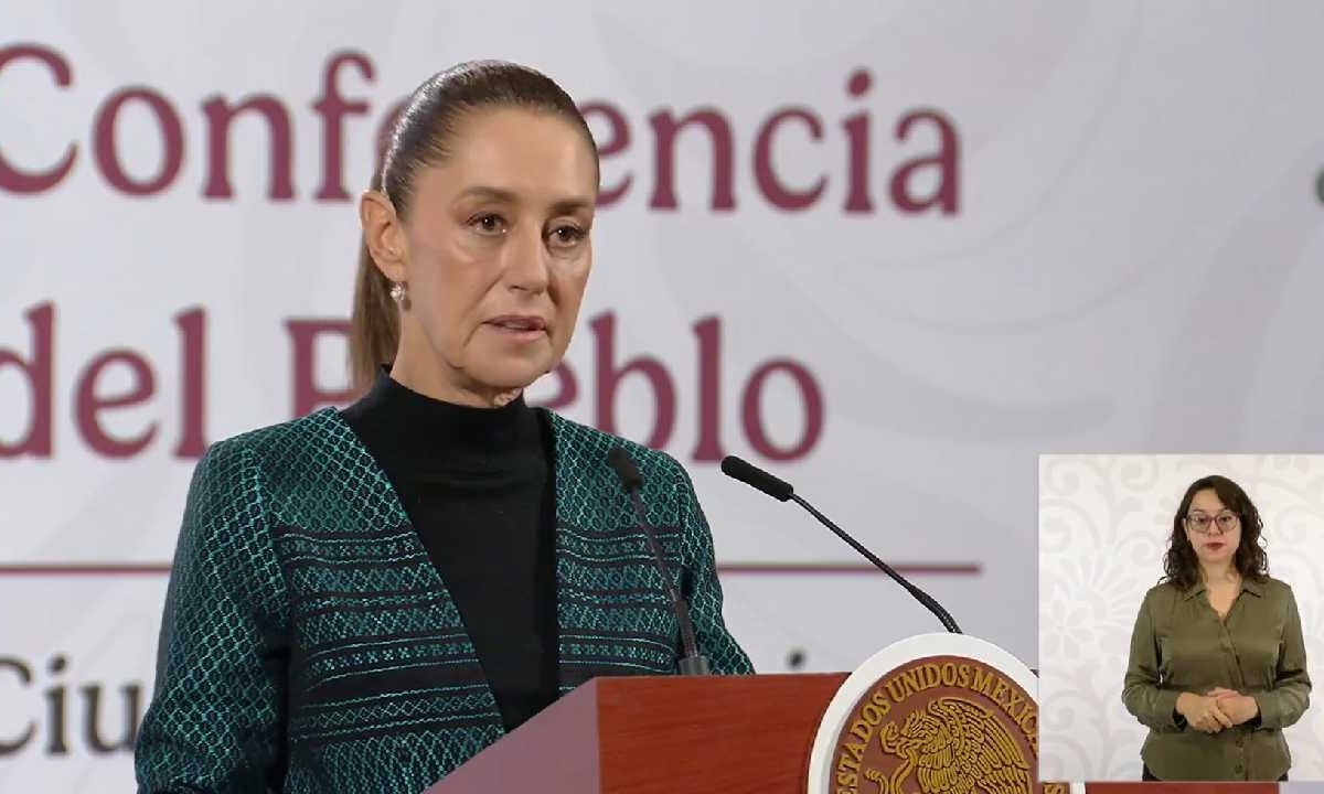 Claudia Sheinbaum presenta plan de paz.