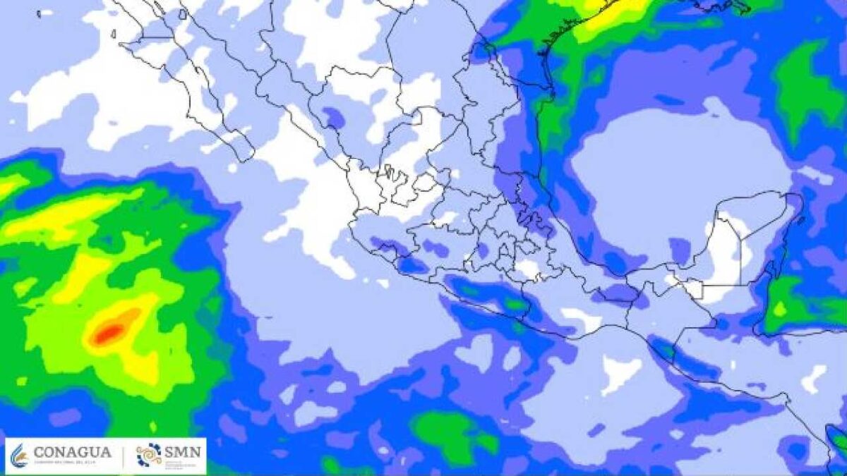 Habrá nublados y lluvias.