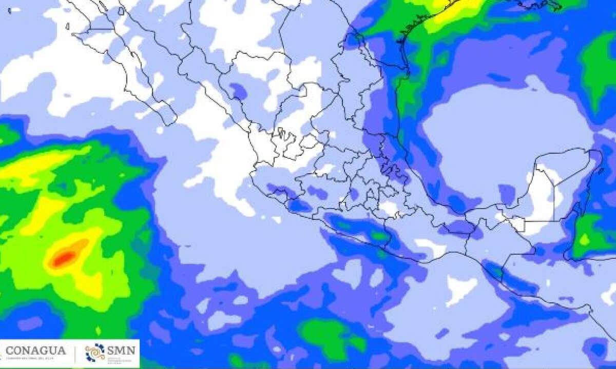 Habrá nublados y lluvias.