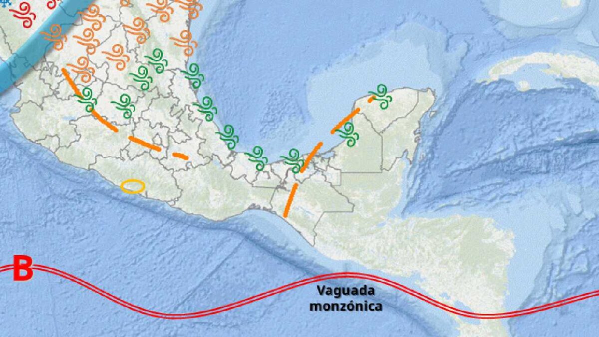 Prevén nublados y calor.
