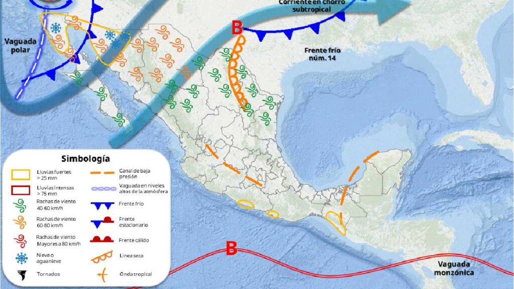 Prevén un martes caluroso con nublados.