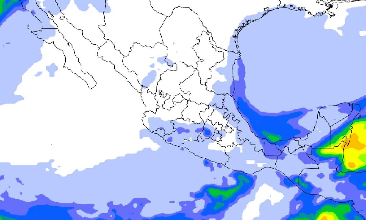 Prevén lluvias fuertes.