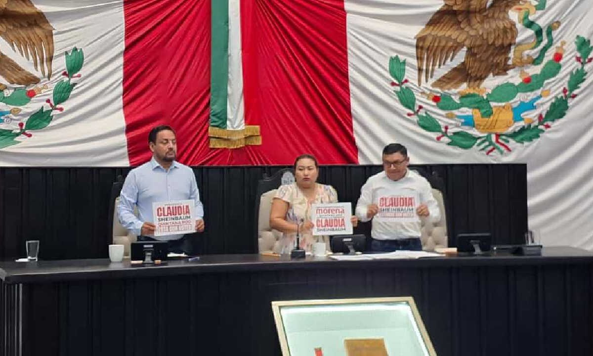 Congreso local condena acoso contra la presidenta.