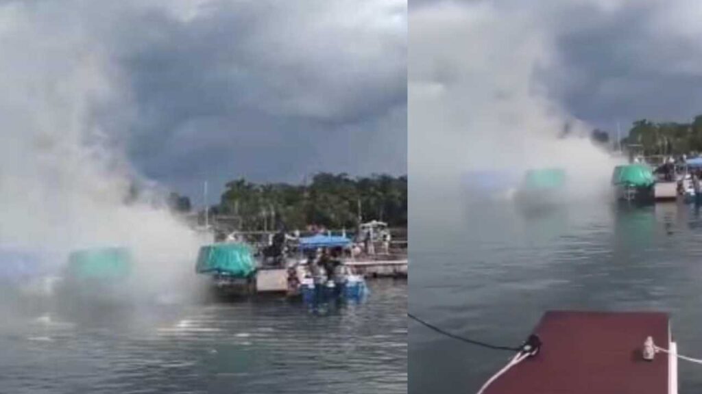 Marinos lesionados en Cozumel.