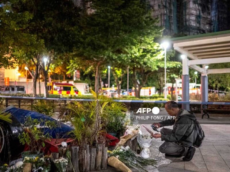 De la tragedia en Hong Kong: sube a 146 el número de personas muertas por incendio