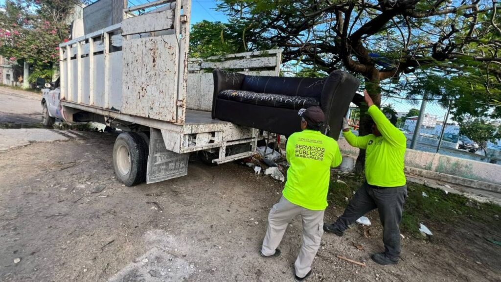 Descacharrización en Cancún.