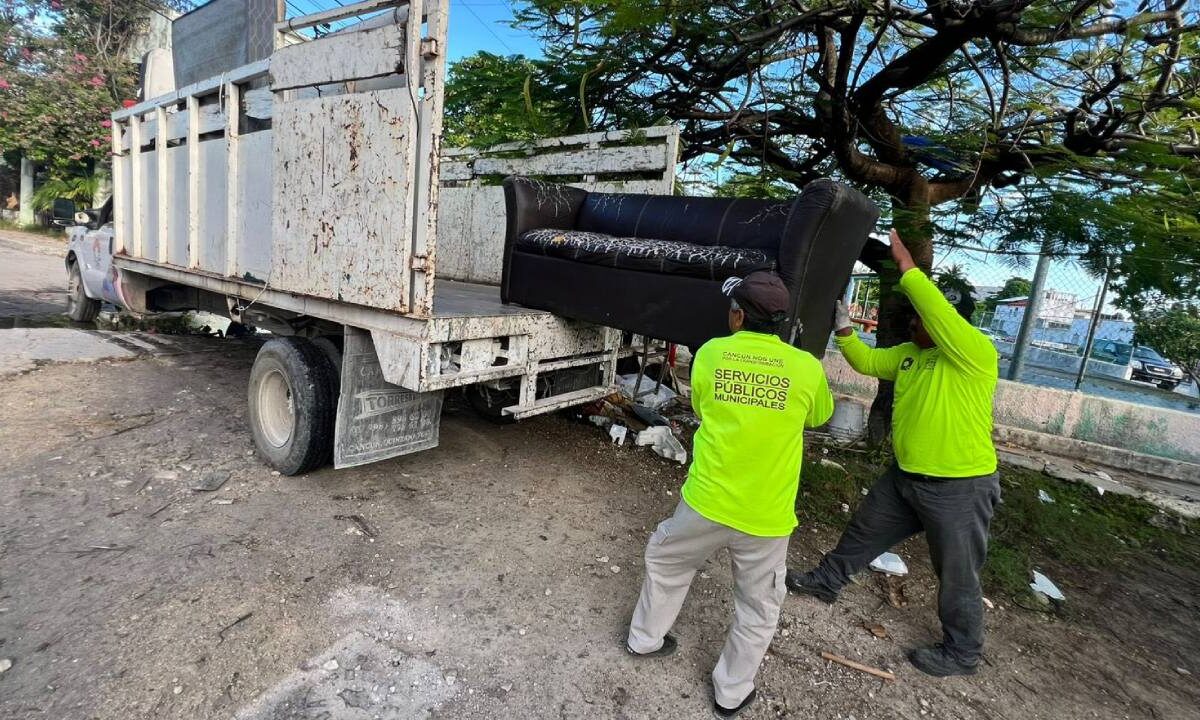 Descacharrización en Cancún.