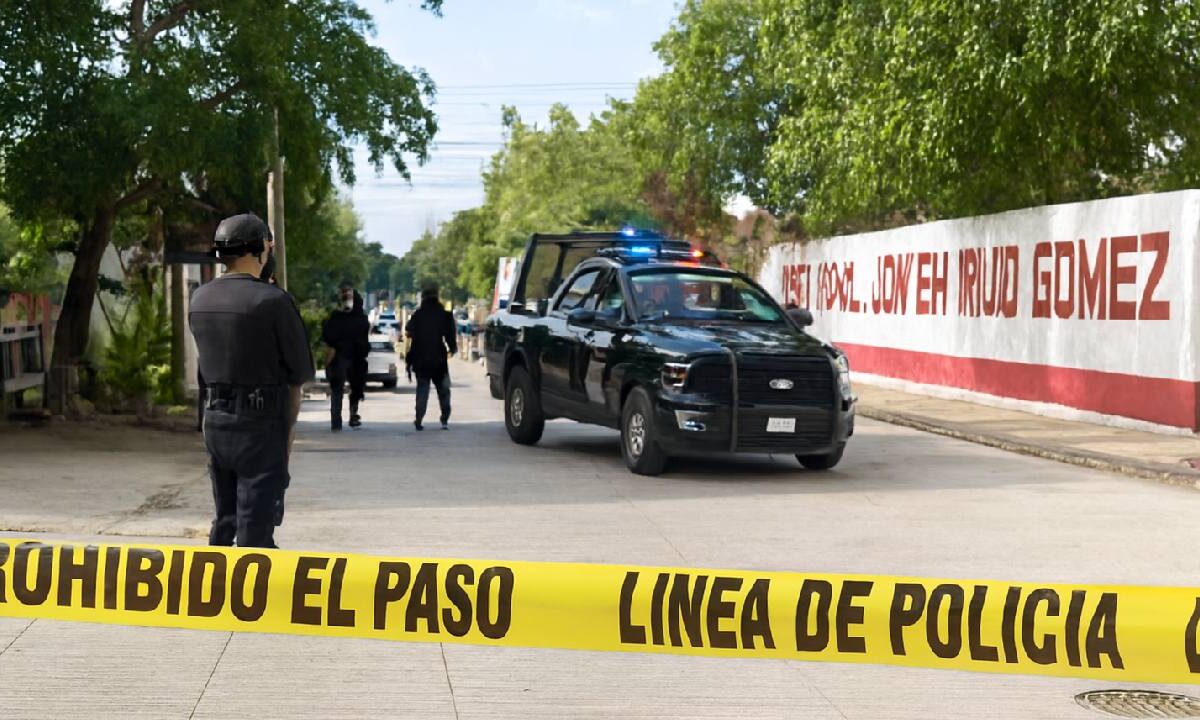 Doble homicidio en Cancún.