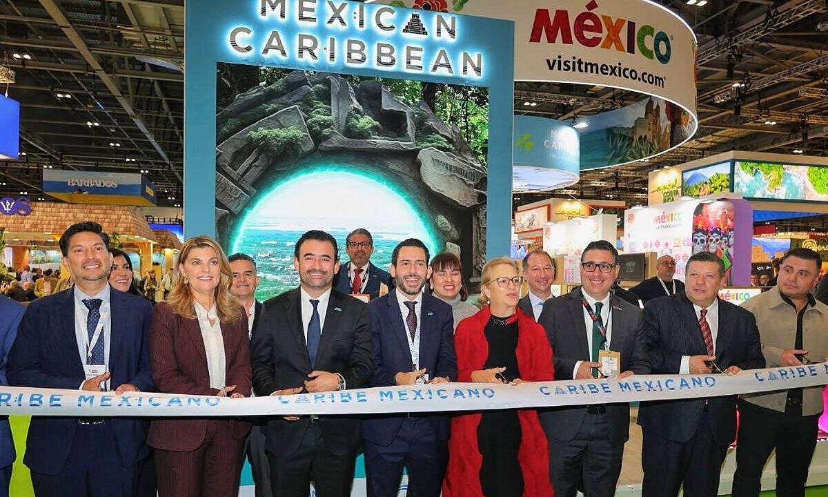 Pabellón de Caribe Mexicano en la WTM Londres 2025.