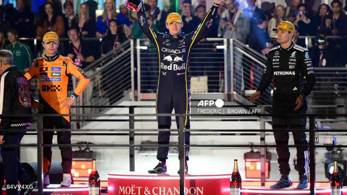 Así fue la carrera de la F1 en Las Vegas.