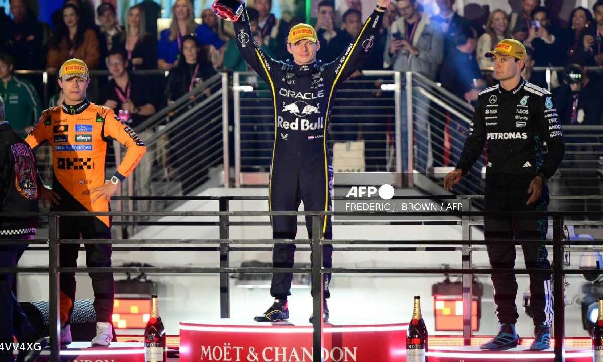 Así fue la carrera de la F1 en Las Vegas.