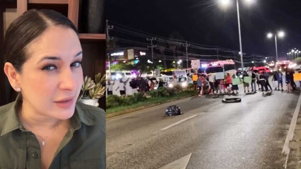 La presidenta municipal de Playa del Carmen condenó el bloqueo.