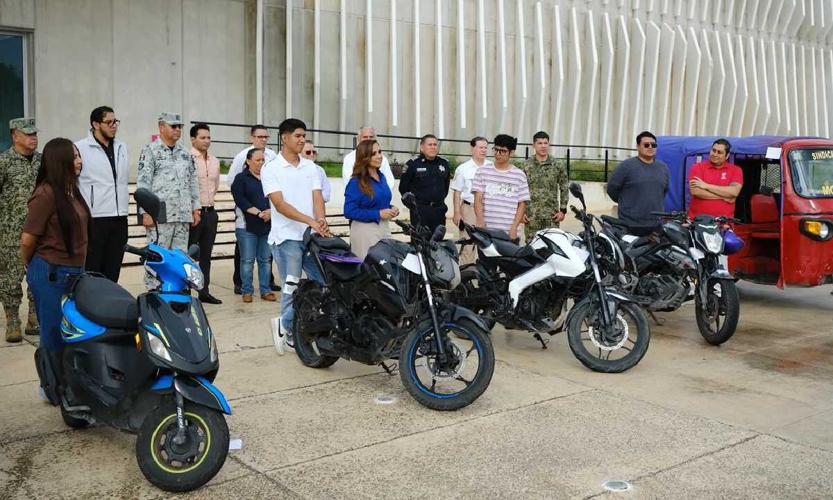 Las motos fueron entregadas a sus dueños.