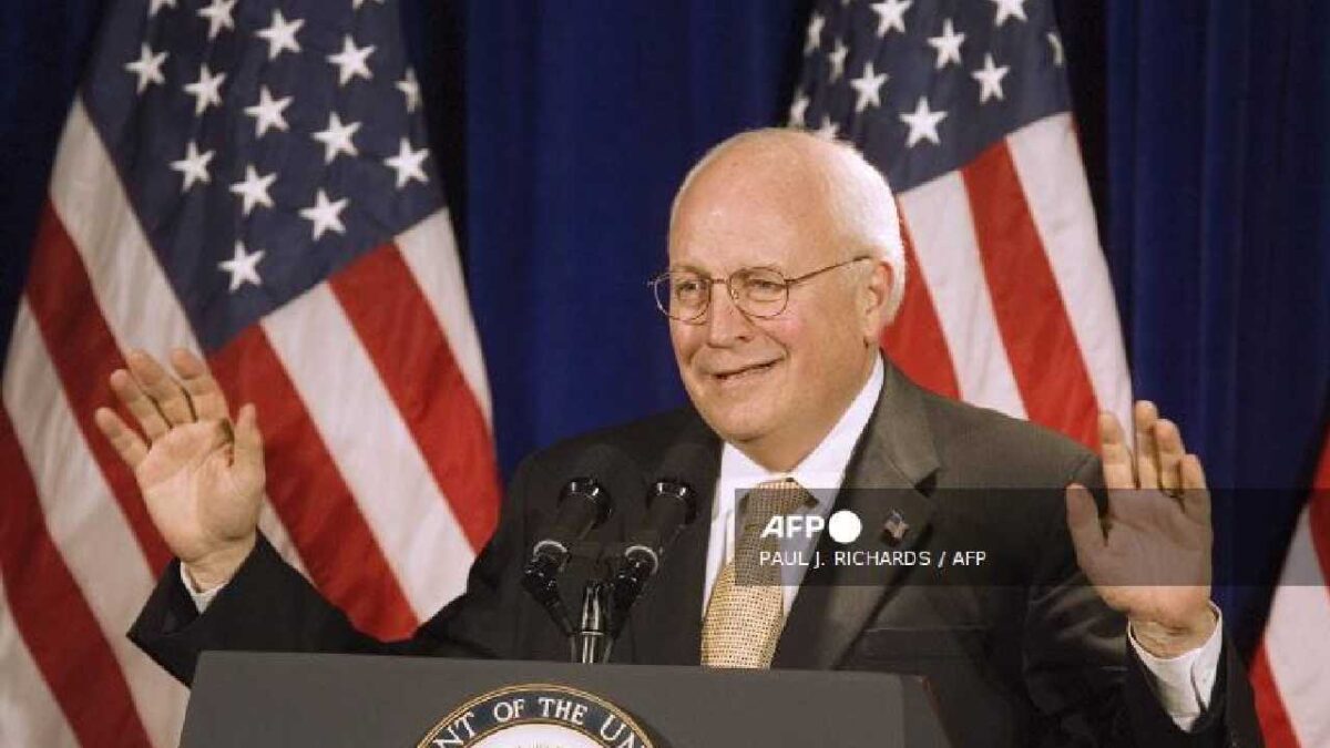 Dick Cheney fue exvicepresidente de EU.