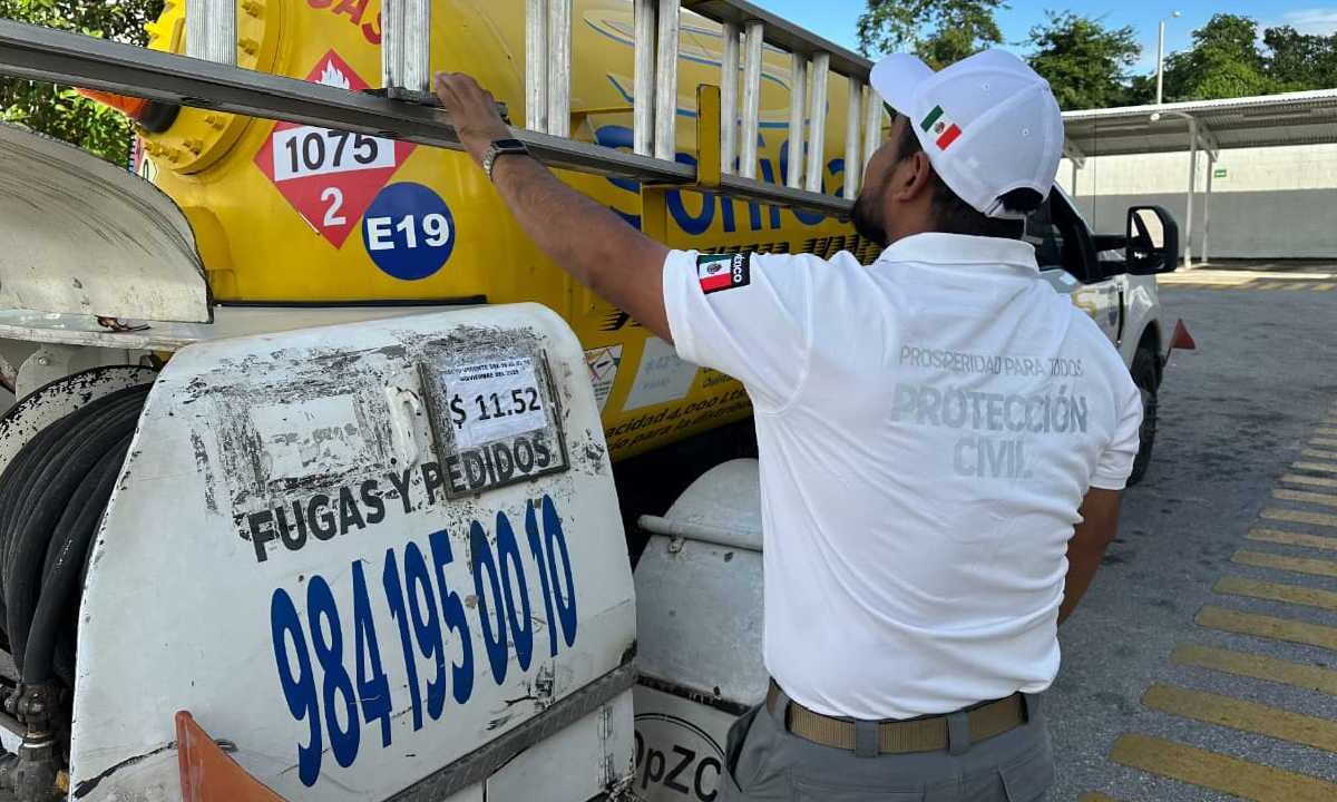 Verifican seguridad en manejo de gas LP.