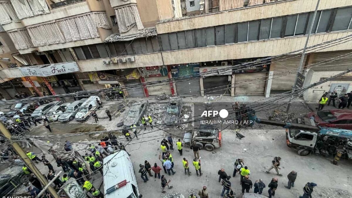 Israel ataca en Beirut.