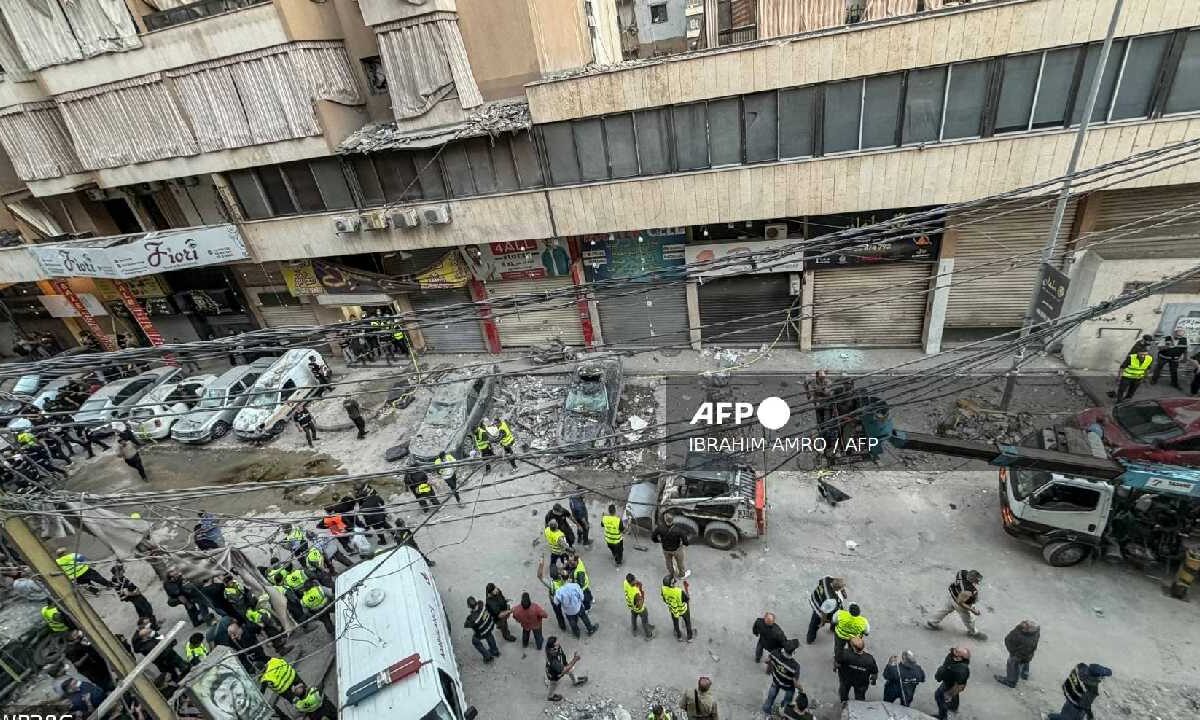 Israel ataca en Beirut.