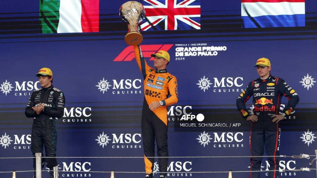Lando Norris ganó el GP F1 Brasil.