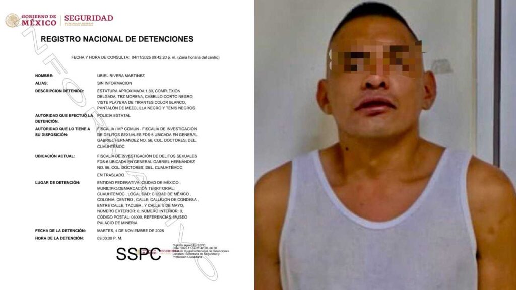 Acosador va al Reclusorio Norte.