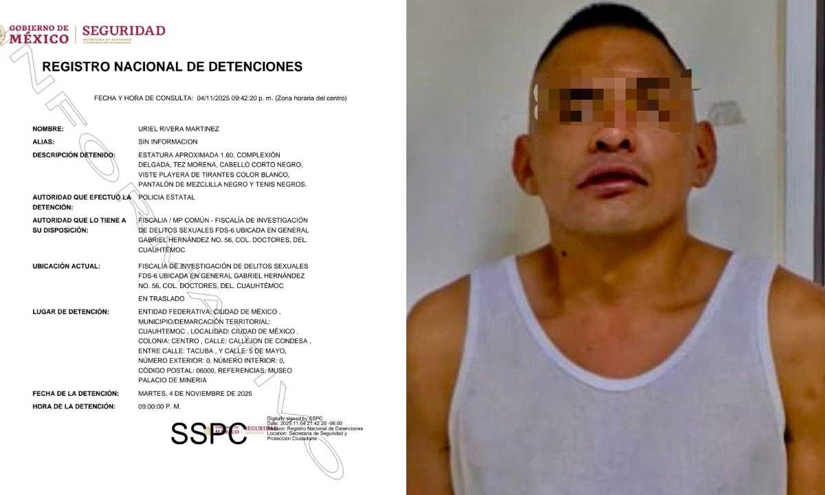 Acosador va al Reclusorio Norte.