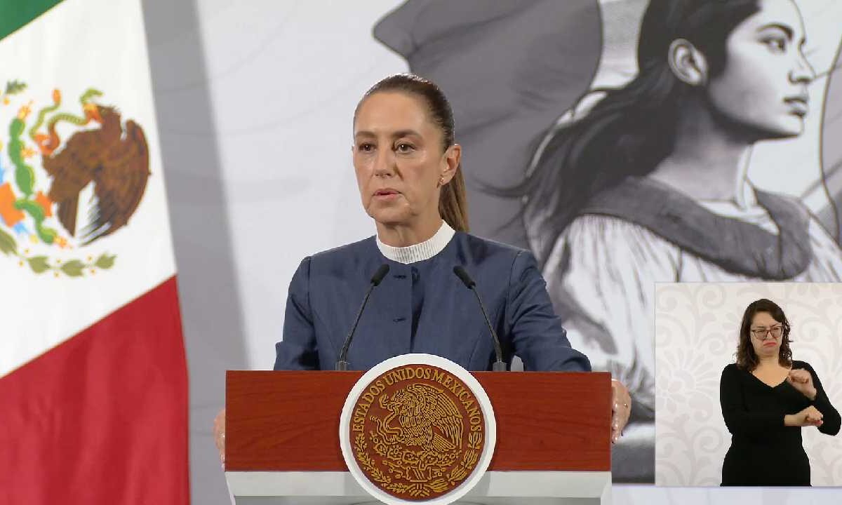 La presidenta habló del crimen del alcalde de Uruapan.