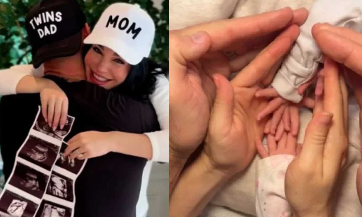 Martha Higareda celebra nacimiento de sus gemelas.