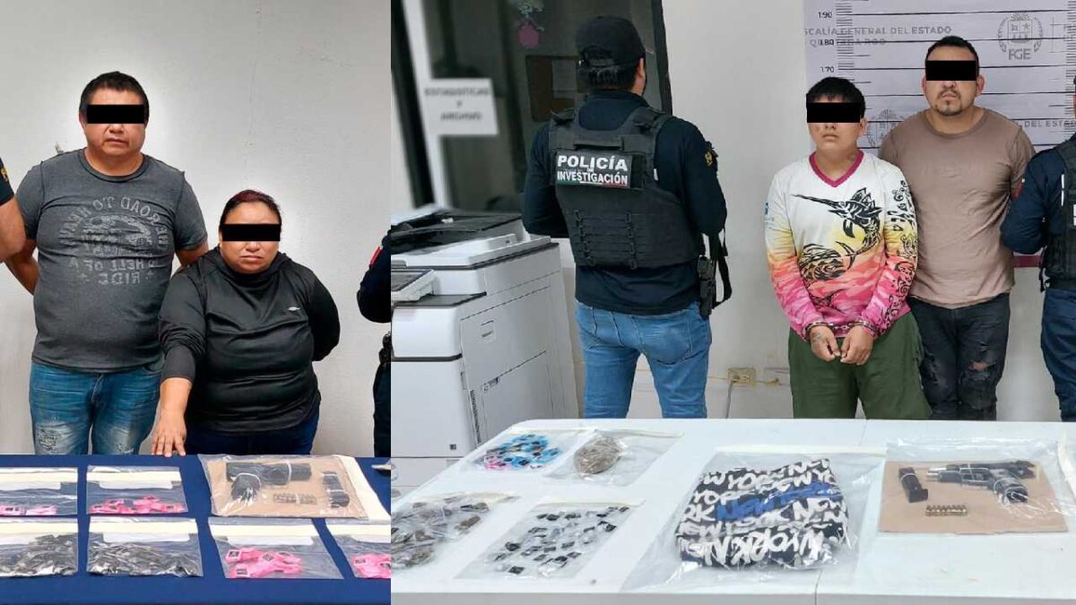 Caen 4 narcomenudistas.