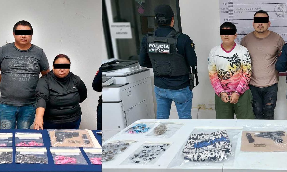 Caen 4 narcomenudistas.