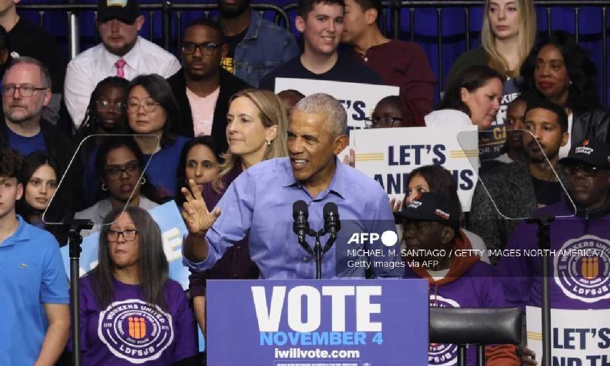 Barack Obama en campaña.