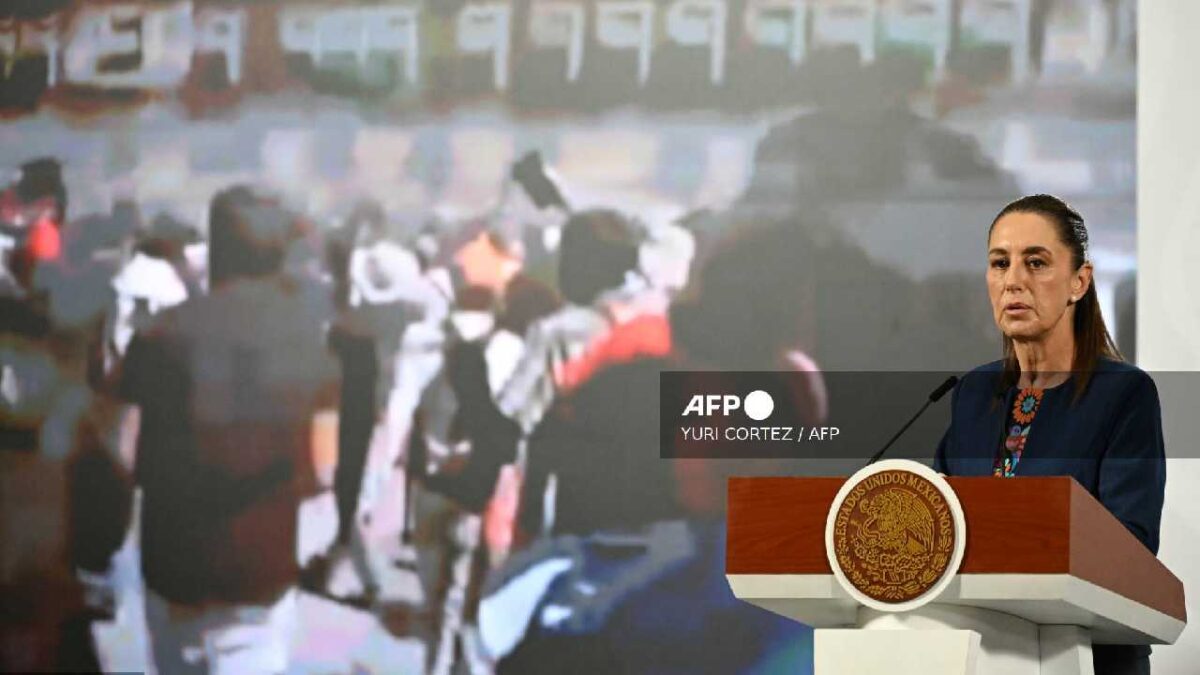 Oposición estaría detrás de protesta, según la presidenta.