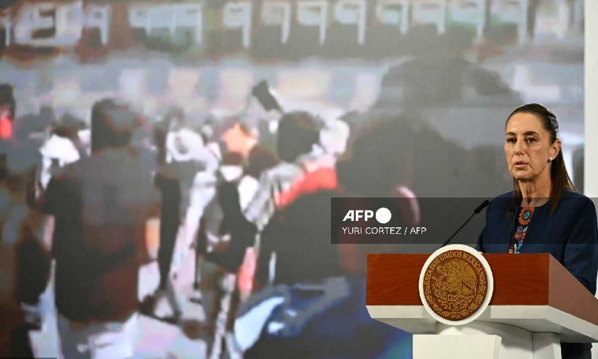 Oposición estaría detrás de protesta, según la presidenta.