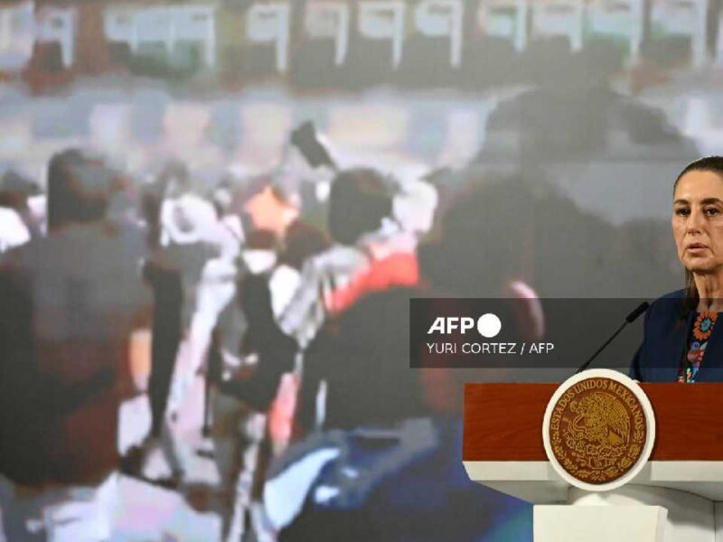 Oposición y grupos violentos, según Sheinbaum, detrás de los choques en protesta